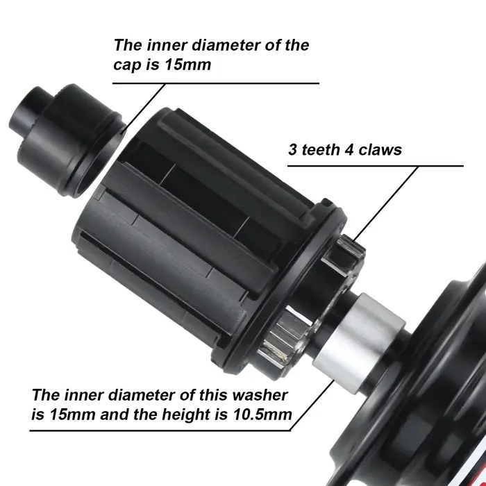 Moyeu libre HG Micro Spline pour vélo VTT