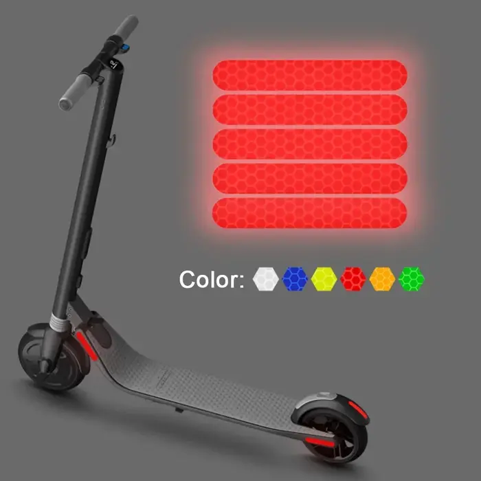 Autocollant de sécurité réfléchissant pour Scooter électrique Ninebot ES1 ES2 ES3 ES4 E22 E25