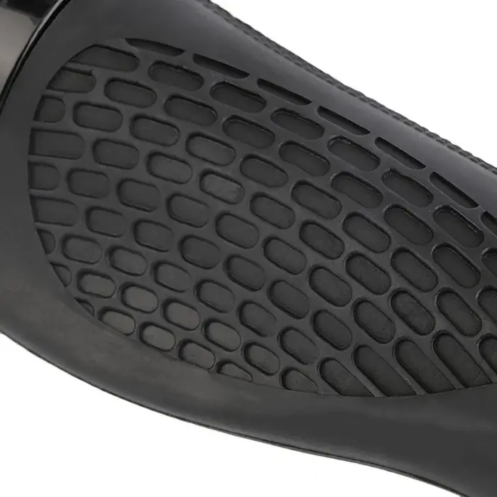 Guidons ergonomiques blancs pour vélo de montagne réglables de 300 à 400 mm avec levier de frein pour confort sportif