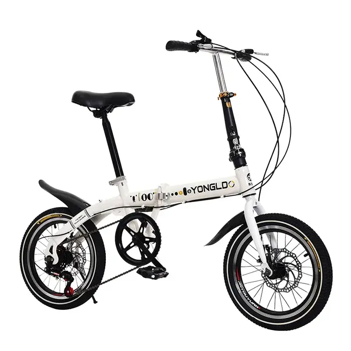 16 20 pouces 7 vitesses cadre en acier au carbone vélo hommes ou femmes léger pliable Cycle