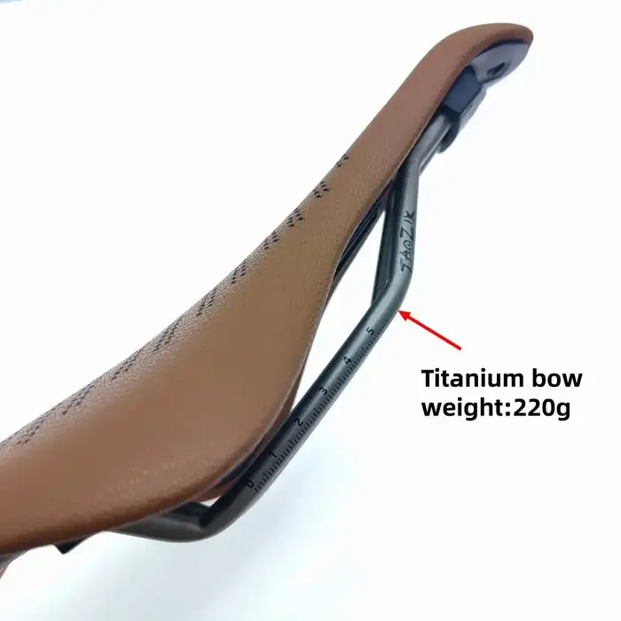 Selle de vélo respirante en cuir PU
