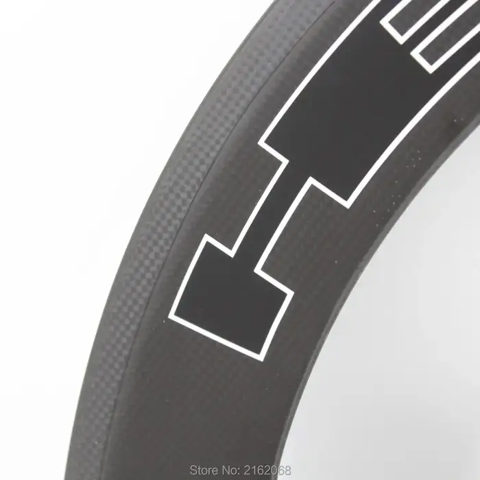 Roues de vélo en carbone 700C à 3 rayons Tri-spoke finition mate pour vélo de route piste et fixed gear pneu tubulaire