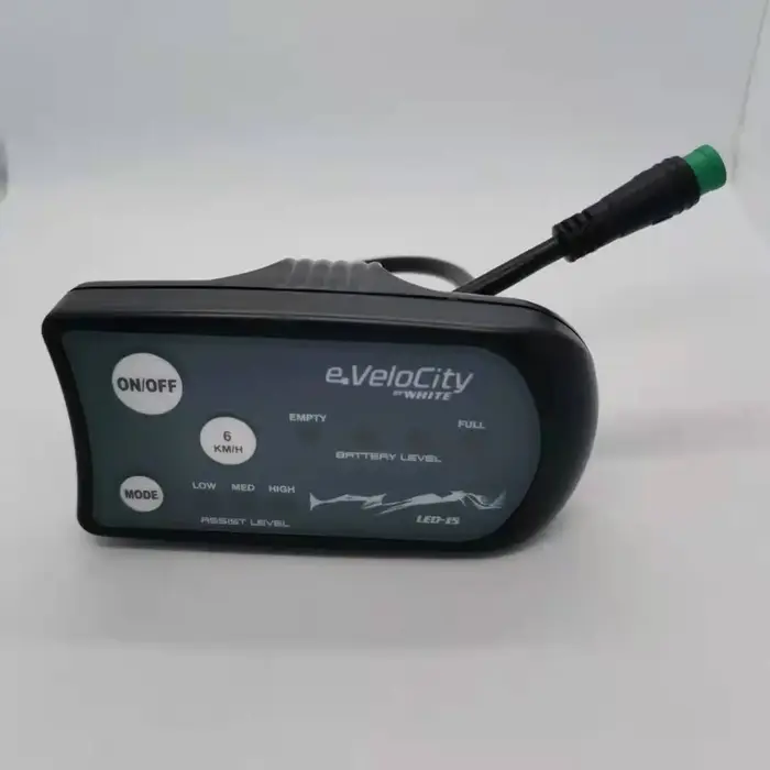 Whitebikes.fi EVELOCITY LED-15 ES DisLplay (personnalisé) du panneau d'ordinateur Digi de vélo élect