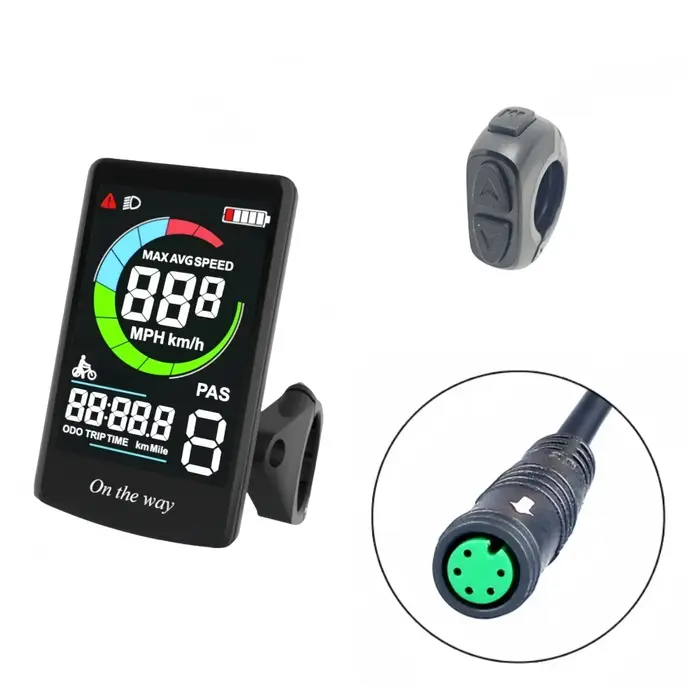 Ebike LCD affichage C13 UART HMI pour Bafang moteur d'entraînement central BBS01 BBS02B BBSHD Conver
