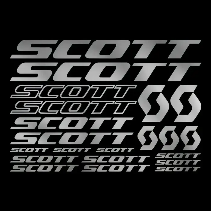 21 pièces autocollants de vélo pour autocollants de cadre de vélo Scott feuille de décalcomanies autocollant de voiture de cyclisme de vélo accessoires de voiture décoration, 32 cm * 22 cm