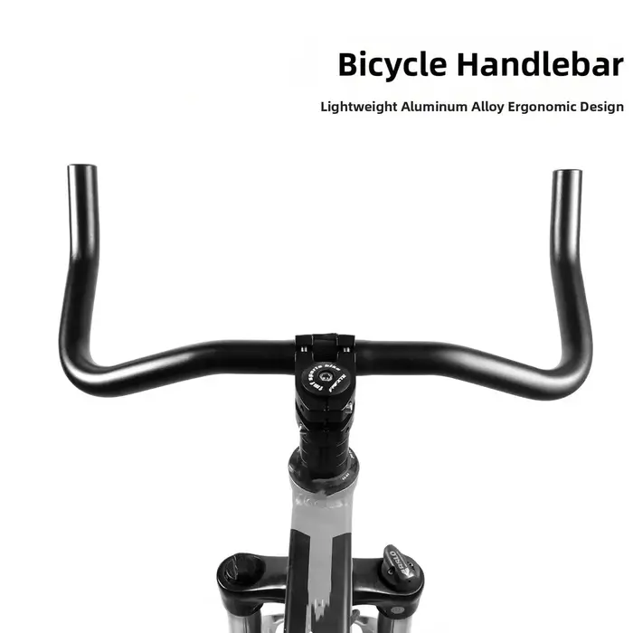 Guidon de vélo 25.4/31.8x370/390/400mm en alliage d'aluminium