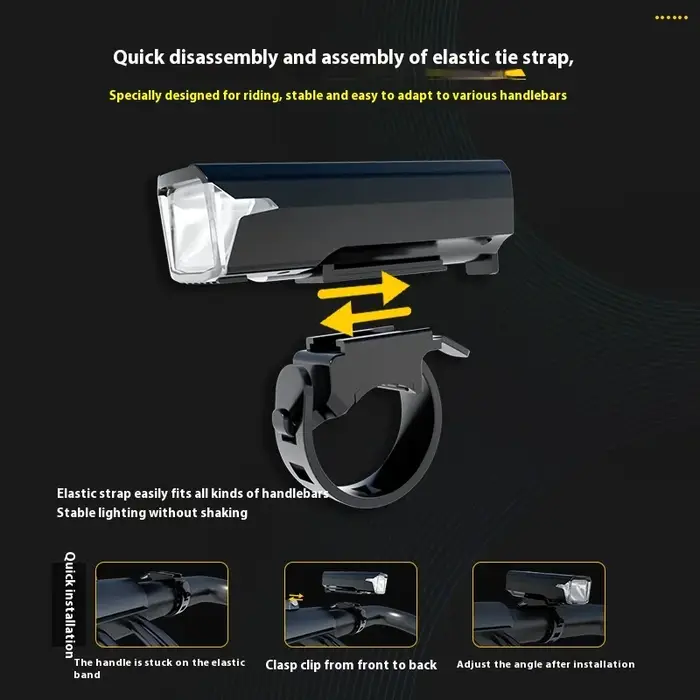 Feu de vélo Portable IPX6