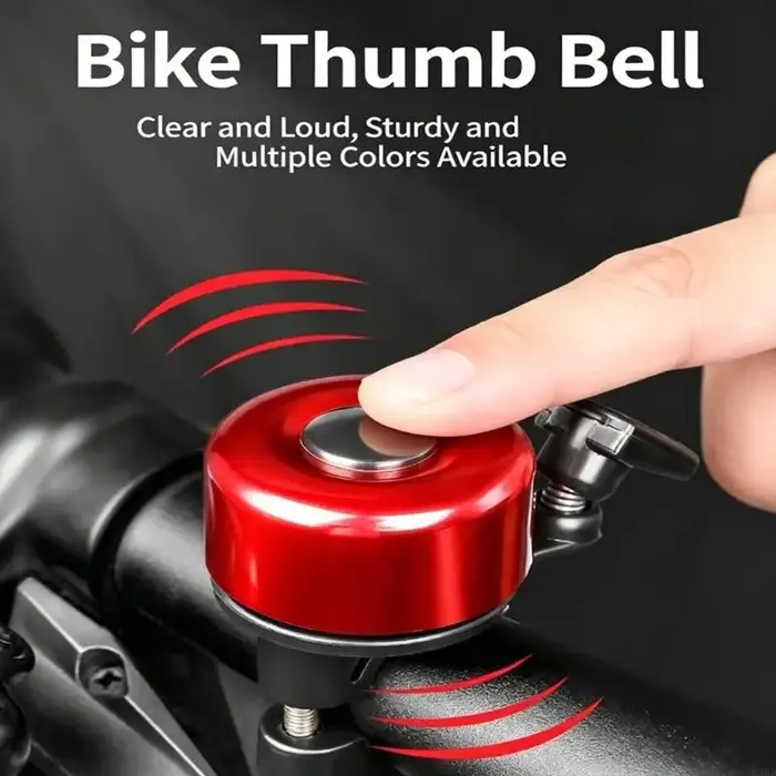 Cloches vélo en alliage d'aluminium avertissement sécurité alarme