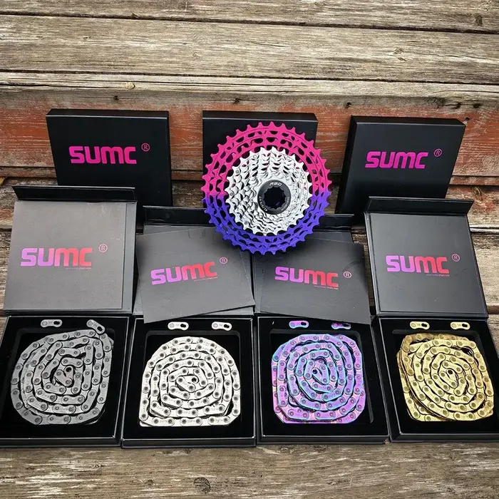 SUMC Bicycles Chaîne croissant creuse de qualité supérieure pour Shimano