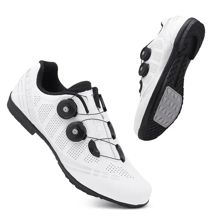 Chaussures de cyclisme professionnelles en carbone pour hommes et femmes, baskets autobloquantes, vé