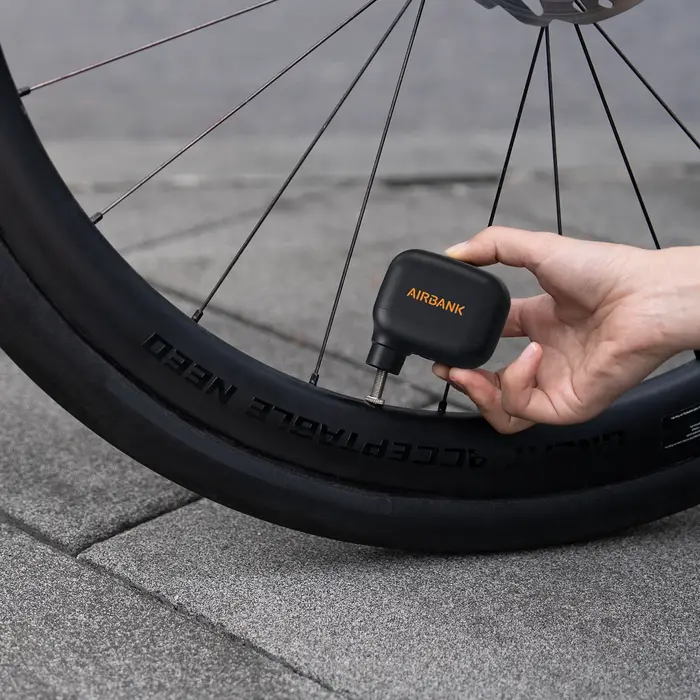 AIRBANK AS100 Mini pompe à vélo Portable gonfleur d'air Rechargeable 100PSI type-c accessoires