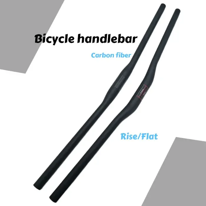 Guidon de vélo de montagne en carbone 3k en forme d'hirondelle