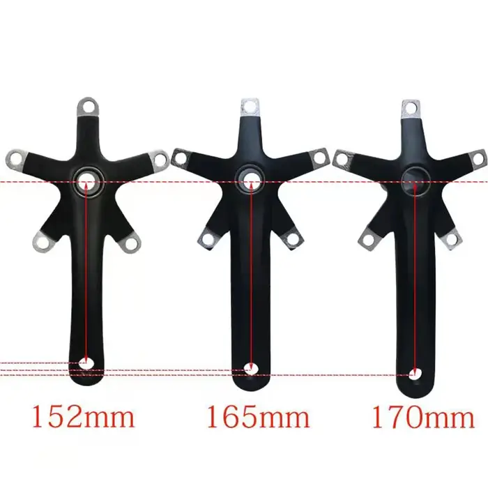 130BCD pédalier de vélo 130 BCD 152 165 170 longueur ensemble de manivelles