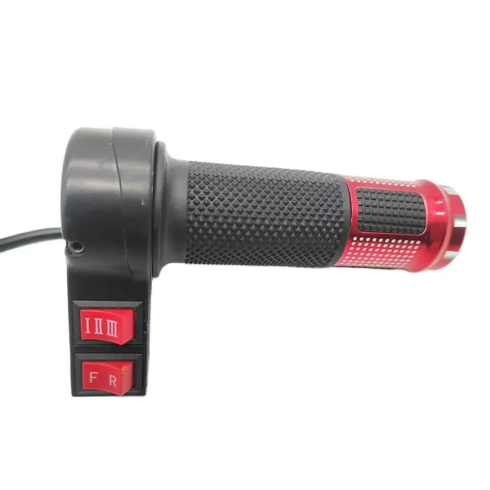 Accélérateur de torsion 3 vitesses pour vélo électrique scooter tricycle haute tension 12V à 96V poignée contrôle vitesse vert clair avec marche arrière