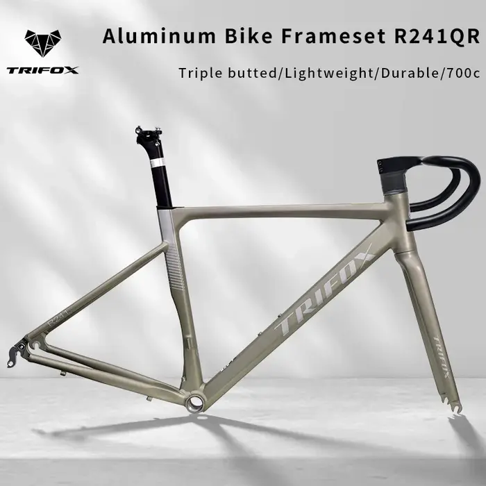 Cadre de vélo TRIFOX 700C en alliage d'aluminium 6061 léger