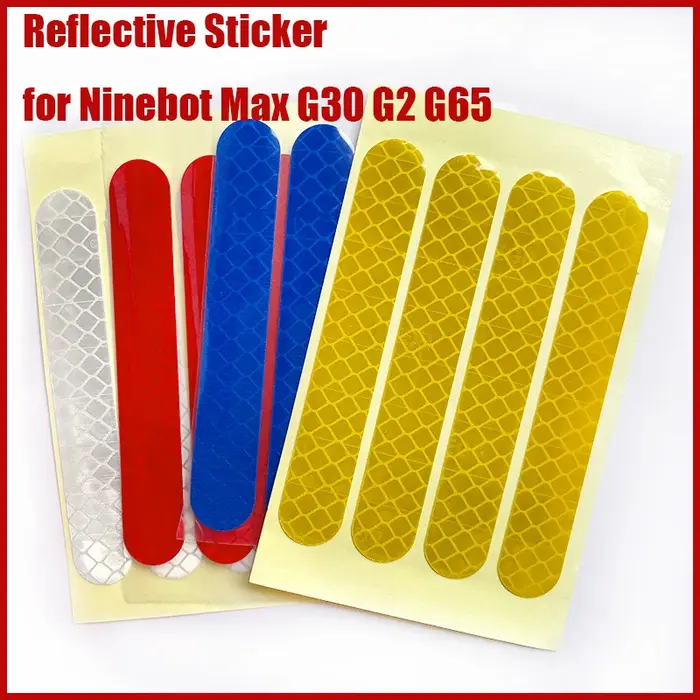 Autocollant réfléchissant de couverture de roue avant et arrière pour Ninebot Max G30 G2 G65, access