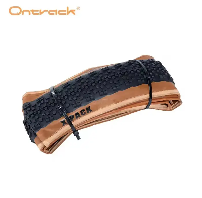 ONTRACK Pneu Pliant GRAVEL 700X38C 700X40C 700X45V X-PACK 30TPI PEAU MARRON PARED NOIR