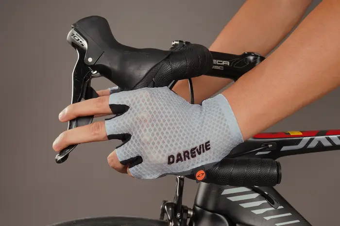 Gants de cyclisme pour hommes DAREVIE, Italie, ELASTIC INTERFACE TEAM PALM 80 KG/m³, gants de cyclisme avec rembourrage, antidérapants, antichocs, gants de sport