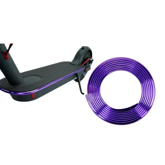 Bandes décoratives de protection pour pare-chocs de trottinette, autocollants pour trottinette élect