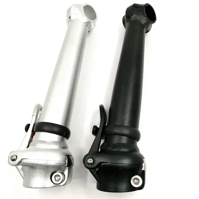 412 tige de vélo pliante 25.4mm-guidon 28.6mm-fourche 21.5cm Double écrou fixation intérieur tige pl