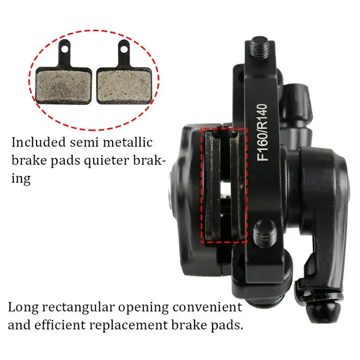 BUCKLOS étrier de frein à disque de vélo 160mm ligne avant/arrière traction