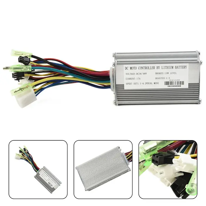 Contrôleur de Scooter électrique JN 3648V sans brosse 17A onde sinusoïdale trois modes 250350W Compatible avec les