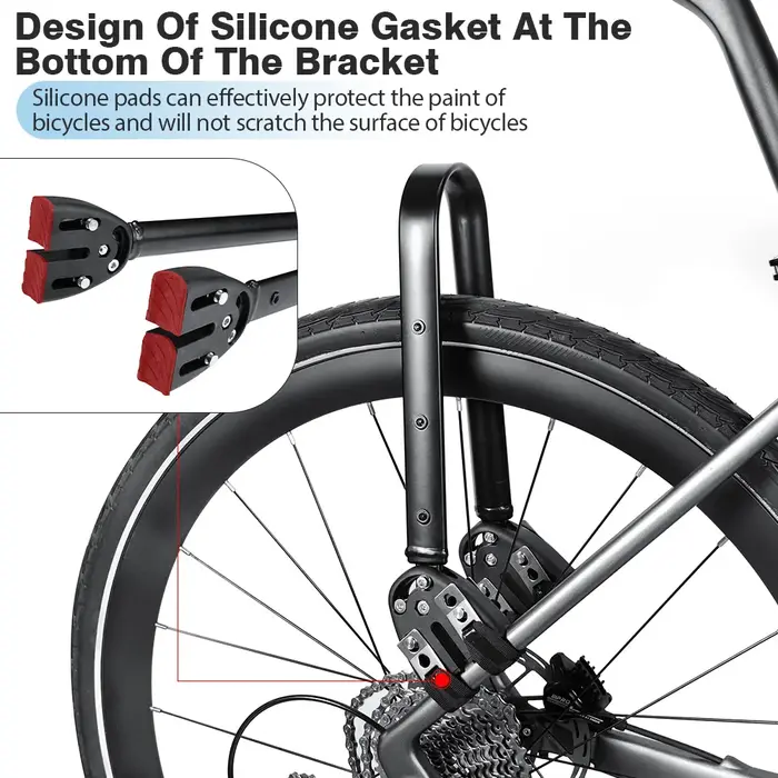 Porte-bagages de vélo réglable en alliage d'aluminium