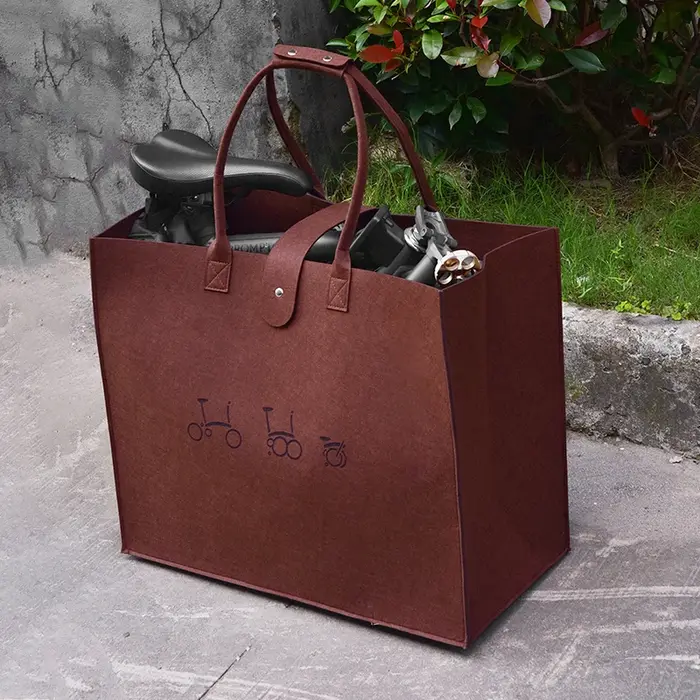 Sac de rangement pliable léger et à la mode pour vélo