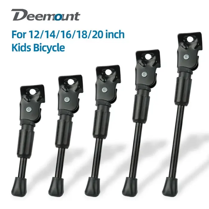 Béquille de vélo pour enfants, Support de stationnement, attelle de pied, Support latéral de vélo po
