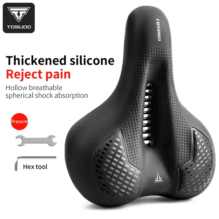 TOSUOD selle de vélo confortable doux haute densité éponge coussin de siège