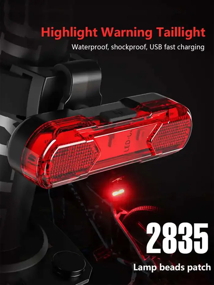 Feu de vélo LED étanche
