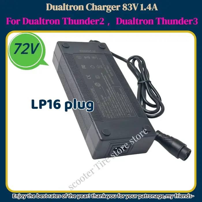 Chargeur Original Minimotors Dualtron 83V 1.5A (Connecteur LP) pour trottinettes électriques