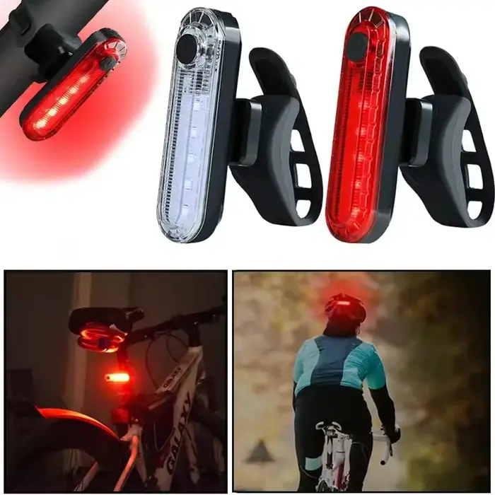 Feu arrière de vélo rechargeable par USB