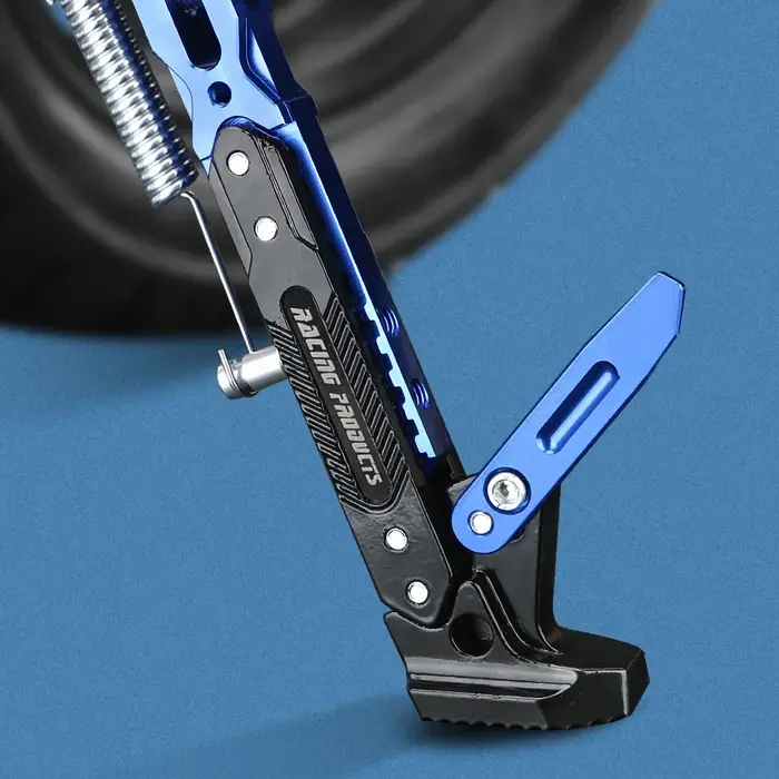 Support de moto électrique CNC coloré et réglable en alliage d'aluminium pour cadre