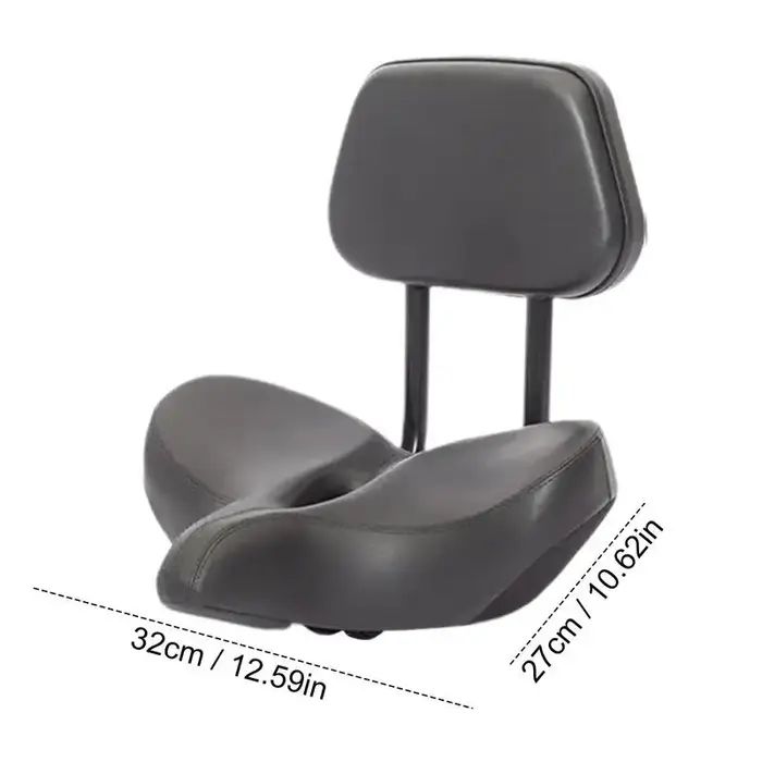 Selle de Vélo Confortable avec Dossier pour Scooter Électrique