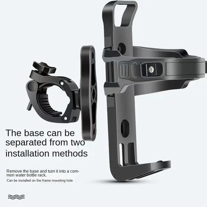 Porte-bouteille d'eau de vélo rotatif, porte-boisson multifonction, poignée réglable pour vélo de montagne, vélo de route, vélos pour enfants