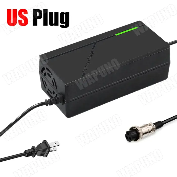 Chargeur de scooter électrique 58,8V 2A GX16 3 broches pour batterie Li-ion 52V 14S ZERO 10X ZERO 8X
