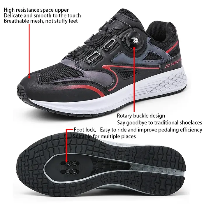 Chaussures de cyclisme vtt pour hommes