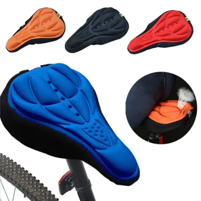 Nouvelle housse de selle de vélo 3D souple
