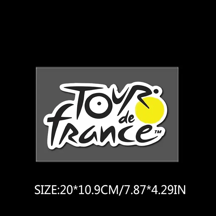 Autocollant en vinyle avec logo du Tour de France