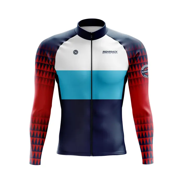 Maillot de cyclisme d'hiver pour homme, manches longues, vêtements de subvention, maille UV, haut th