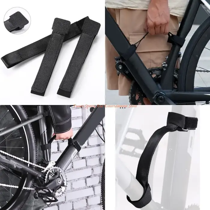 Ceinture transport vélo d'extérieur C4DE avec poignée coulissante pour des manœuvres faciles dans le