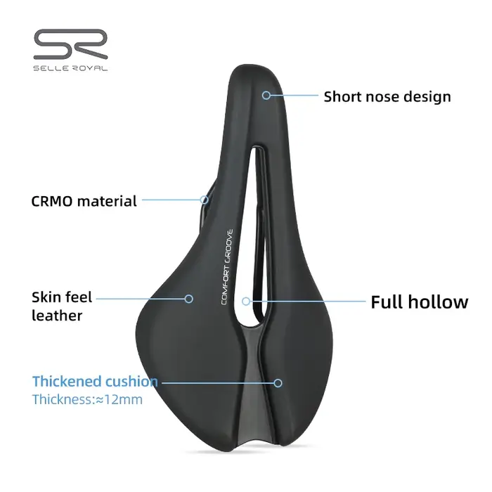 Selle de vélo respirante SELLE ROYAL Aeros O Hollow