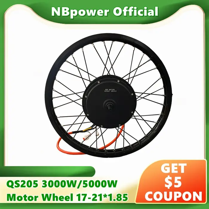 NBpower-Moteur de moyeu de roue arrière de moto électrique, moteur de moyeu de vélo électrique, patt