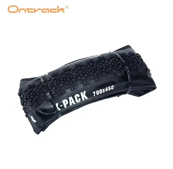 ONTRACK Pneu Pliant GRAVEL 700X38C 700X40C 700X45V X-PACK 30TPI PEAU MARRON PARED NOIR