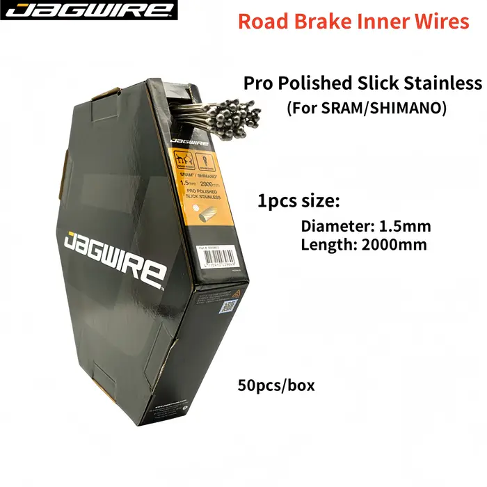 JAGWIRE changement de vitesse/fil intérieur de frein lisse en acier inoxydable Elite poli Ultra vélo de route VTT frein/ligne de changement de vitesse lisse en acier inoxydable