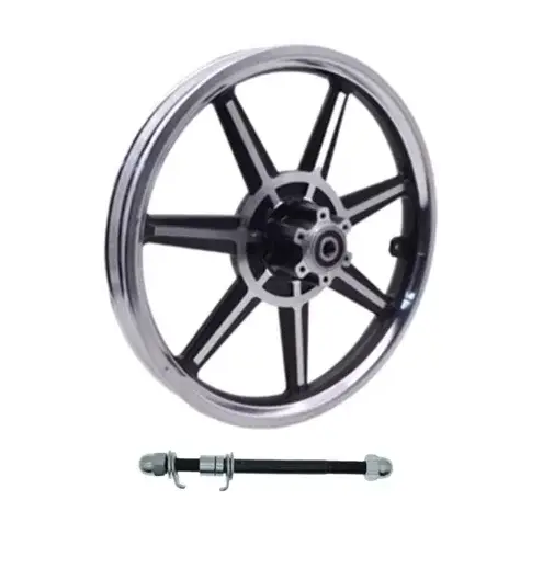 Roue avant en alliage d'aluminium pour vélo électrique eCity, accessoires de roue, frein à disque 14
