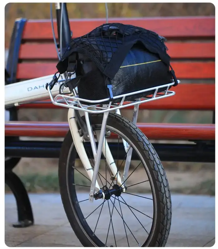 Porte-bagages avant de vélo de 20 pouces en alliage d'aluminium super léger