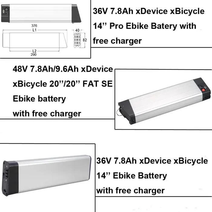 XDevice-Batterie pour vélo électrique