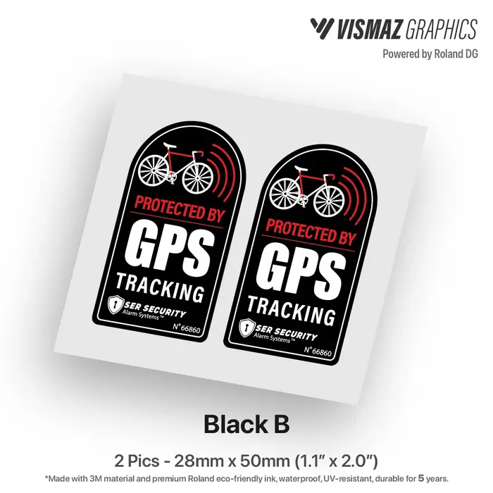Vismaz autocollants de suivi GPS autocollant de moto autocollant antivol pour vélo Scooter voiture a